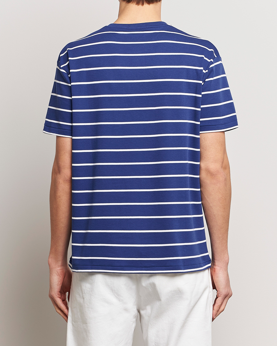Hombres | Camisetas | Polo Ralph Lauren | Striped Crew Neck T-Shirt Blue/White
