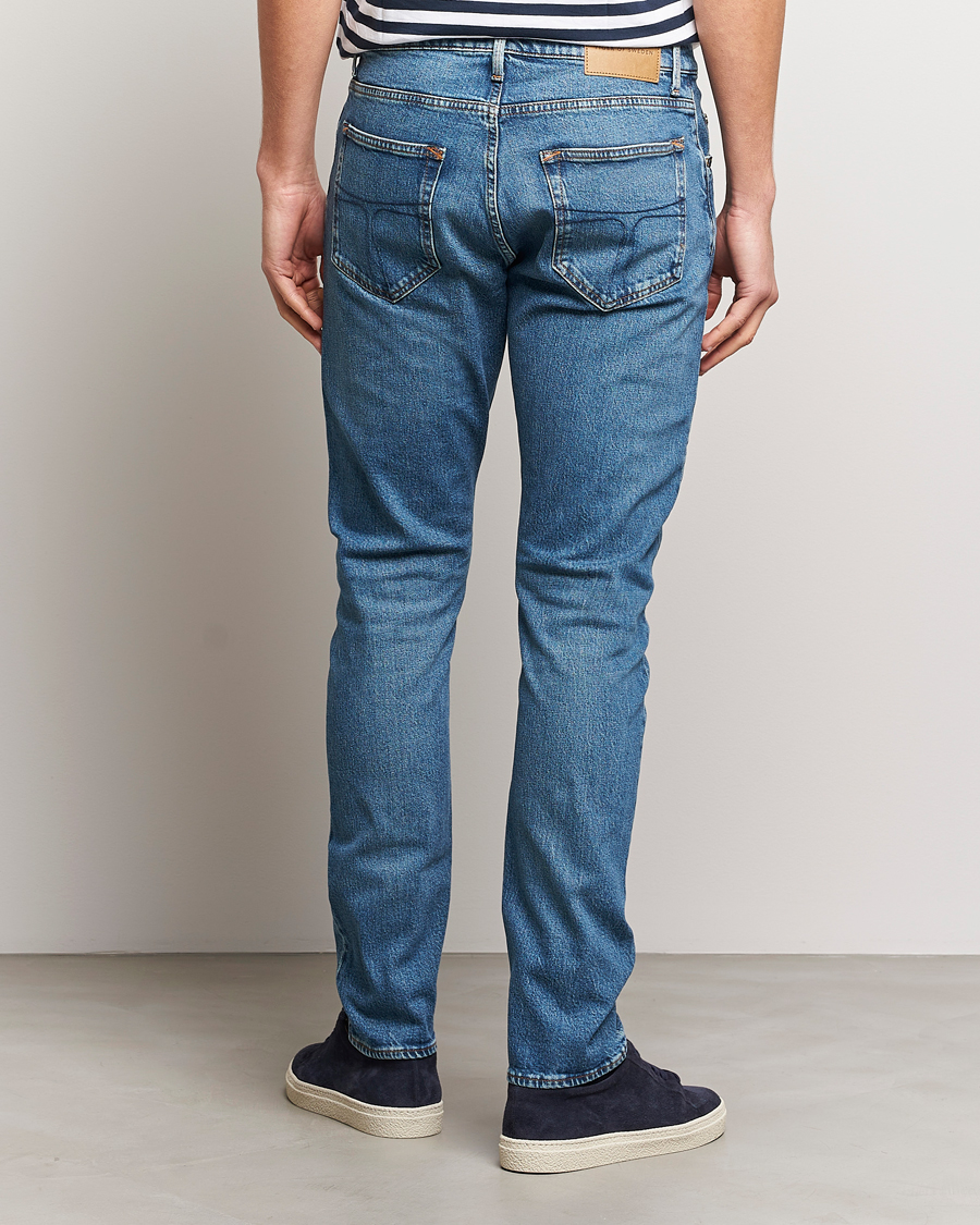 Hombres | Vaqueros | Tiger of Sweden | Pistolero Stretch Cotton Jeans Midnight Blue