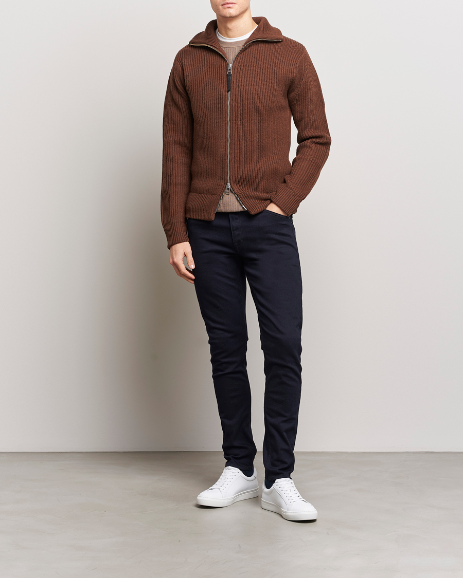 Hombres | Vaqueros | Tiger of Sweden | Evolve Stretch Cotton Jeans Black