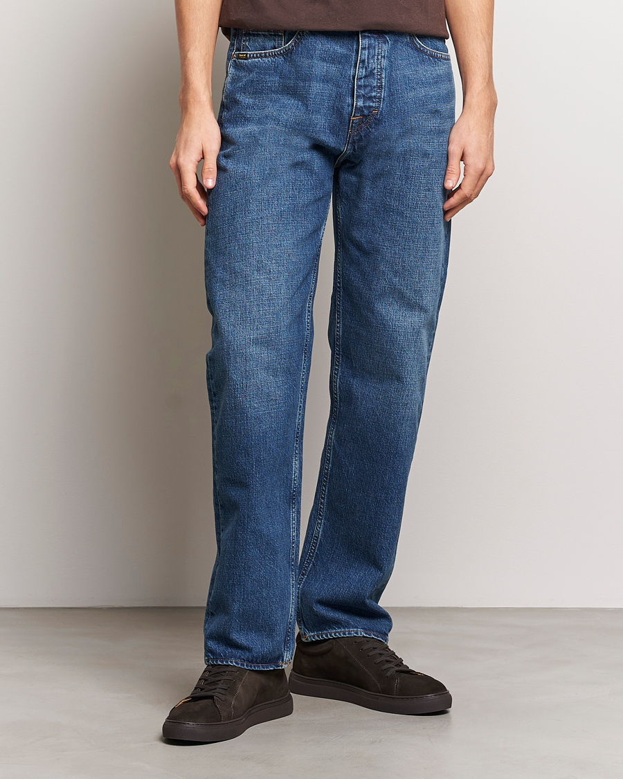 Hombres | Ropa | Tiger of Sweden | Alec Cotton Jeans Midnight Blue