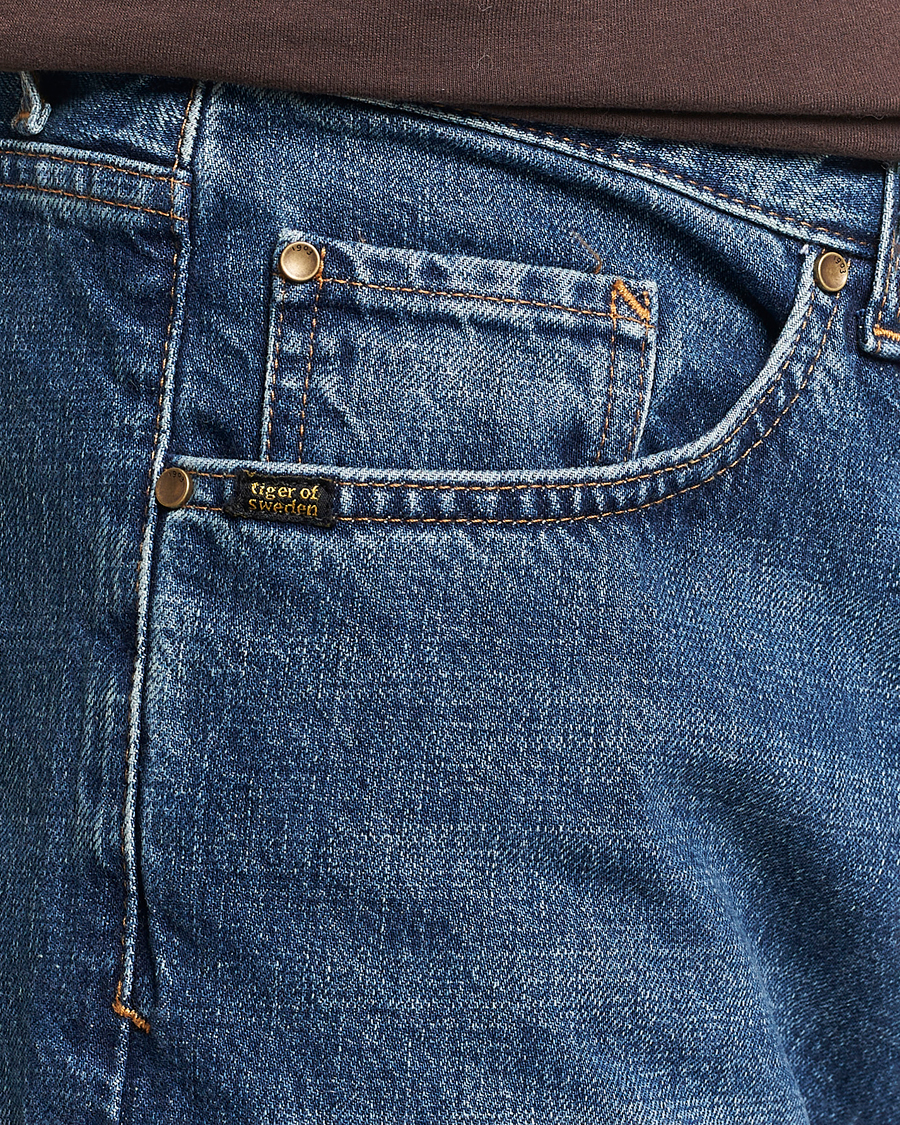 Hombres | Vaqueros | Tiger of Sweden | Alec Cotton Jeans Midnight Blue