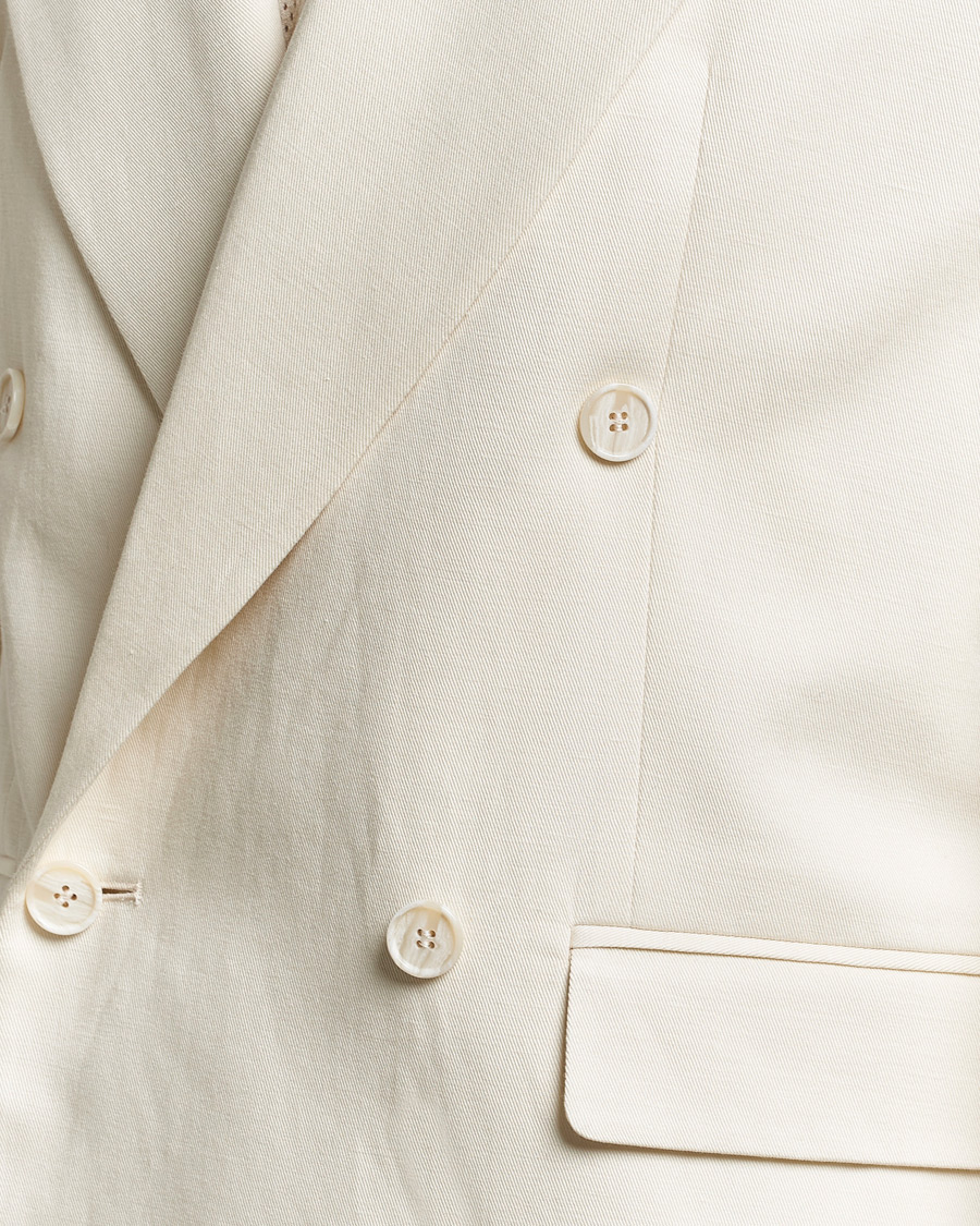 Hombres | Blazers | Filippa K | Boxy Linen Blazer Bone White