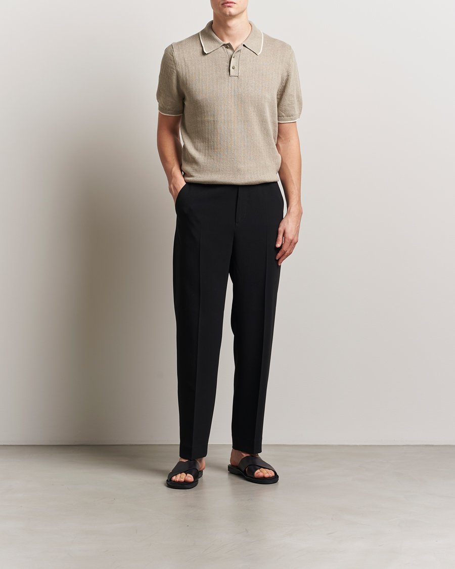 Hombres | Pantalones | Filippa K | Mateo Trousers Black
