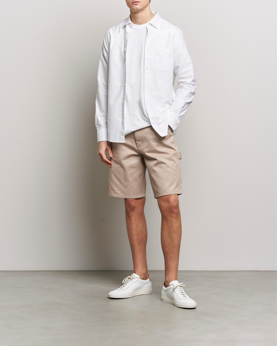 Hombres | Pantalones cortos | Filippa K | Workwear Shorts Taupe