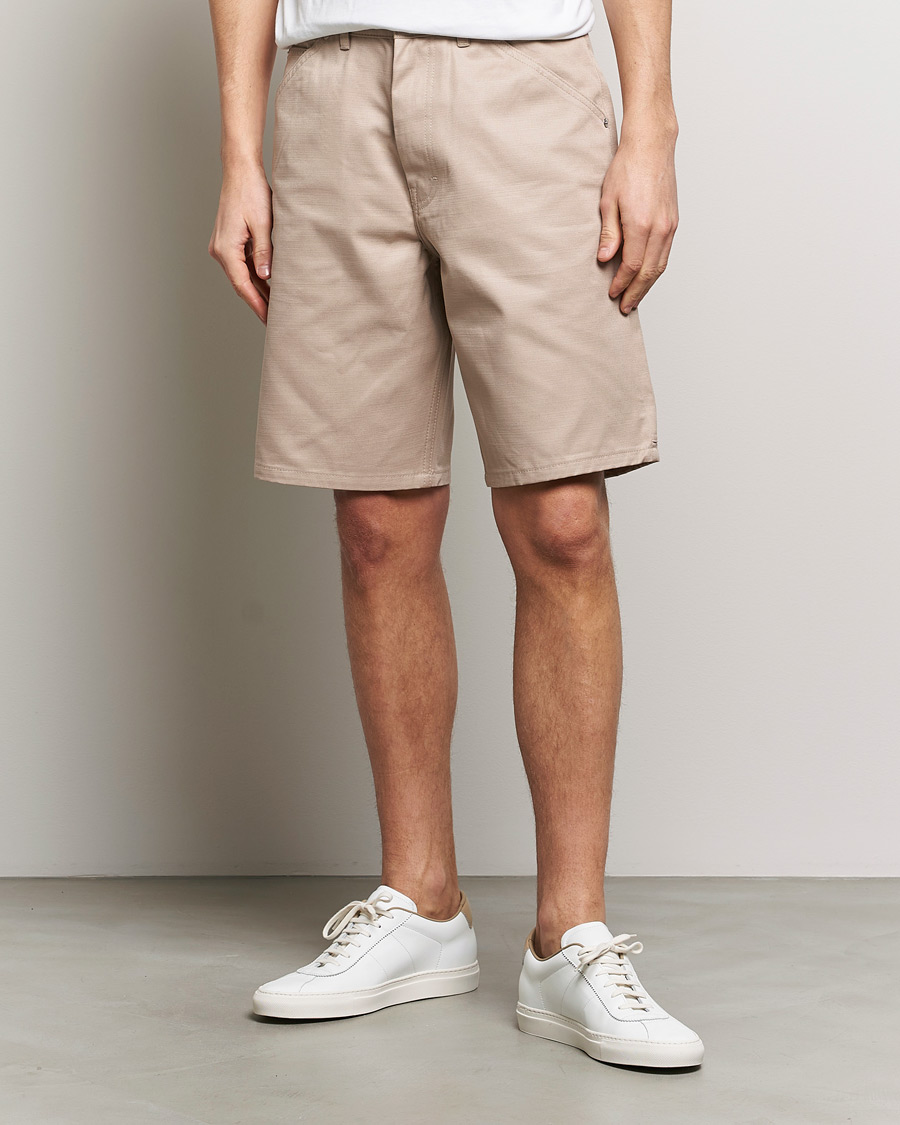 Hombres | Pantalones cortos chinos | Filippa K | Workwear Shorts Taupe