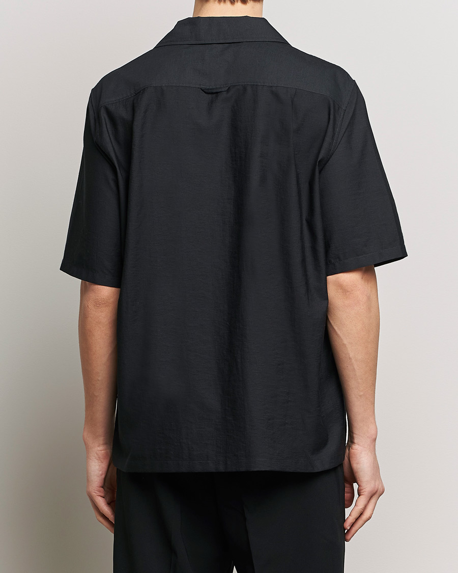 Hombres | Camisas | Filippa K | Resort Short Sleeve Shirt Black
