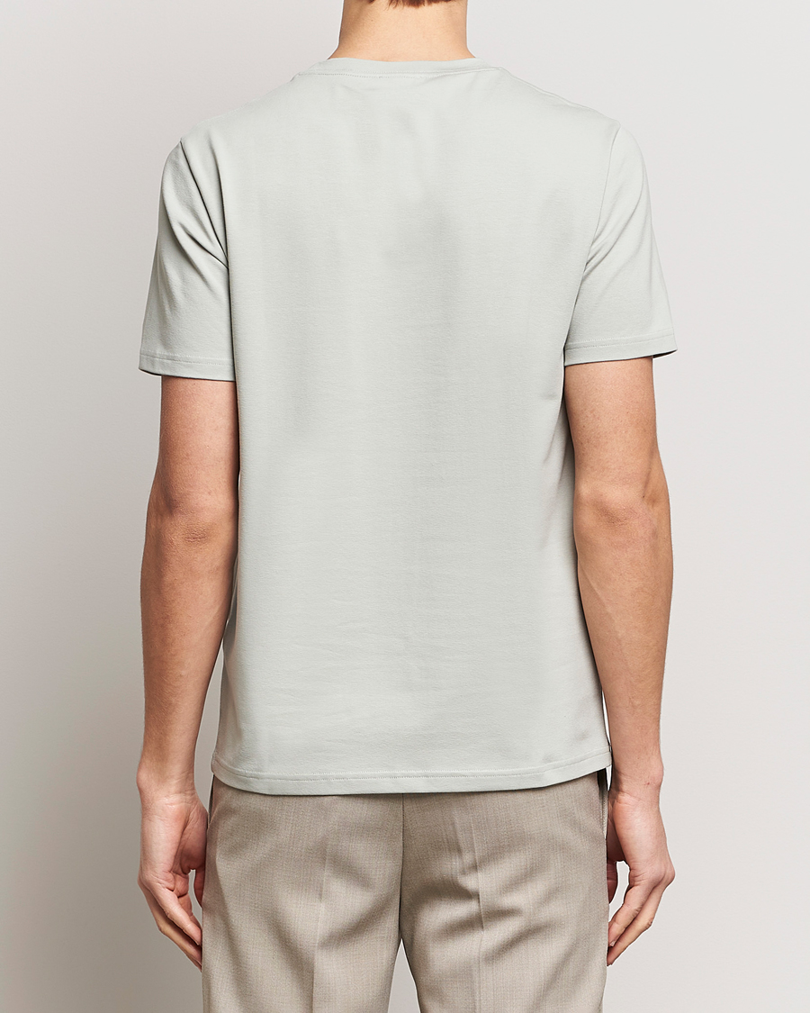 Hombres | Camisetas | Filippa K | Soft Lycra T-Shirt Green Grey