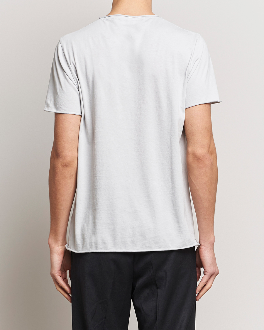 Hombres | Camisetas | Filippa K | Roll Neck Crew Neck T-Shirt Light Grey