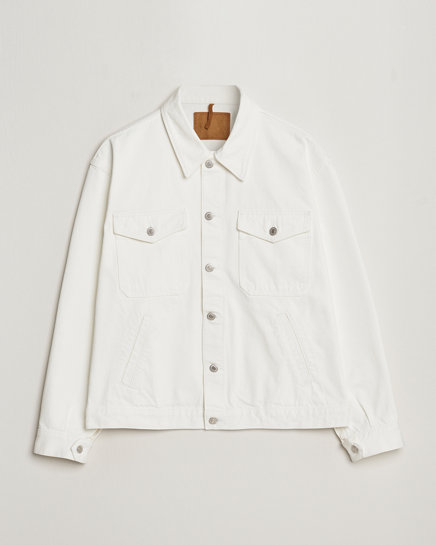 Hombres | Abrigos y chaquetas | Jeanerica | Flo Denim Jacket Natural White