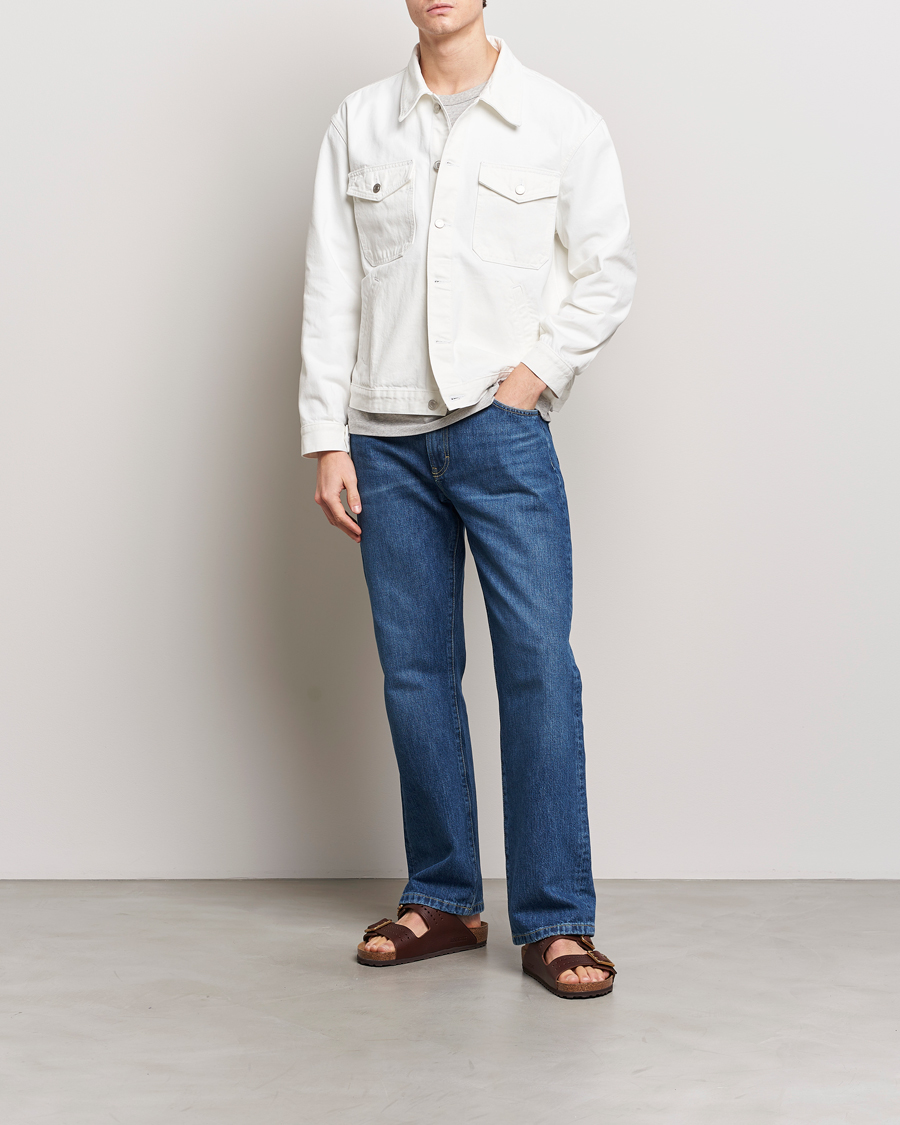 Hombres | Abrigos y chaquetas | Jeanerica | Flo Denim Jacket Natural White