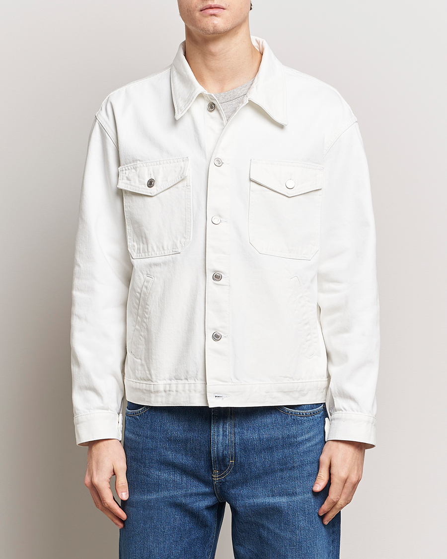 Hombres | Abrigos y chaquetas | Jeanerica | Flo Denim Jacket Natural White