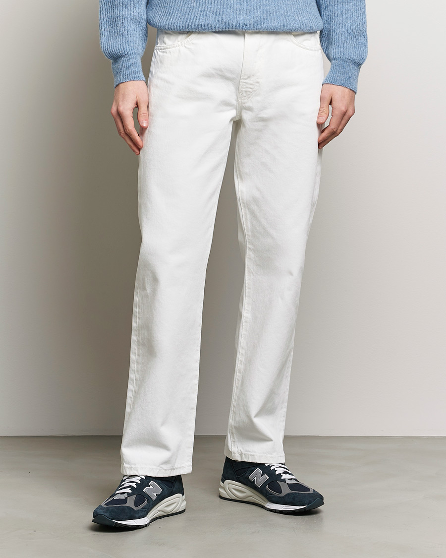Hombres | Vaqueros blancos | Jeanerica | SM010 Straight Jeans Natural White