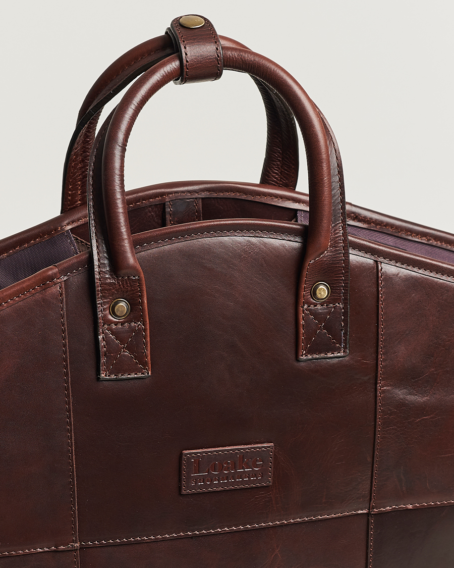 Hombres | Bolsos | Loake Shoemakers | London Leather Suit Carrier Brown