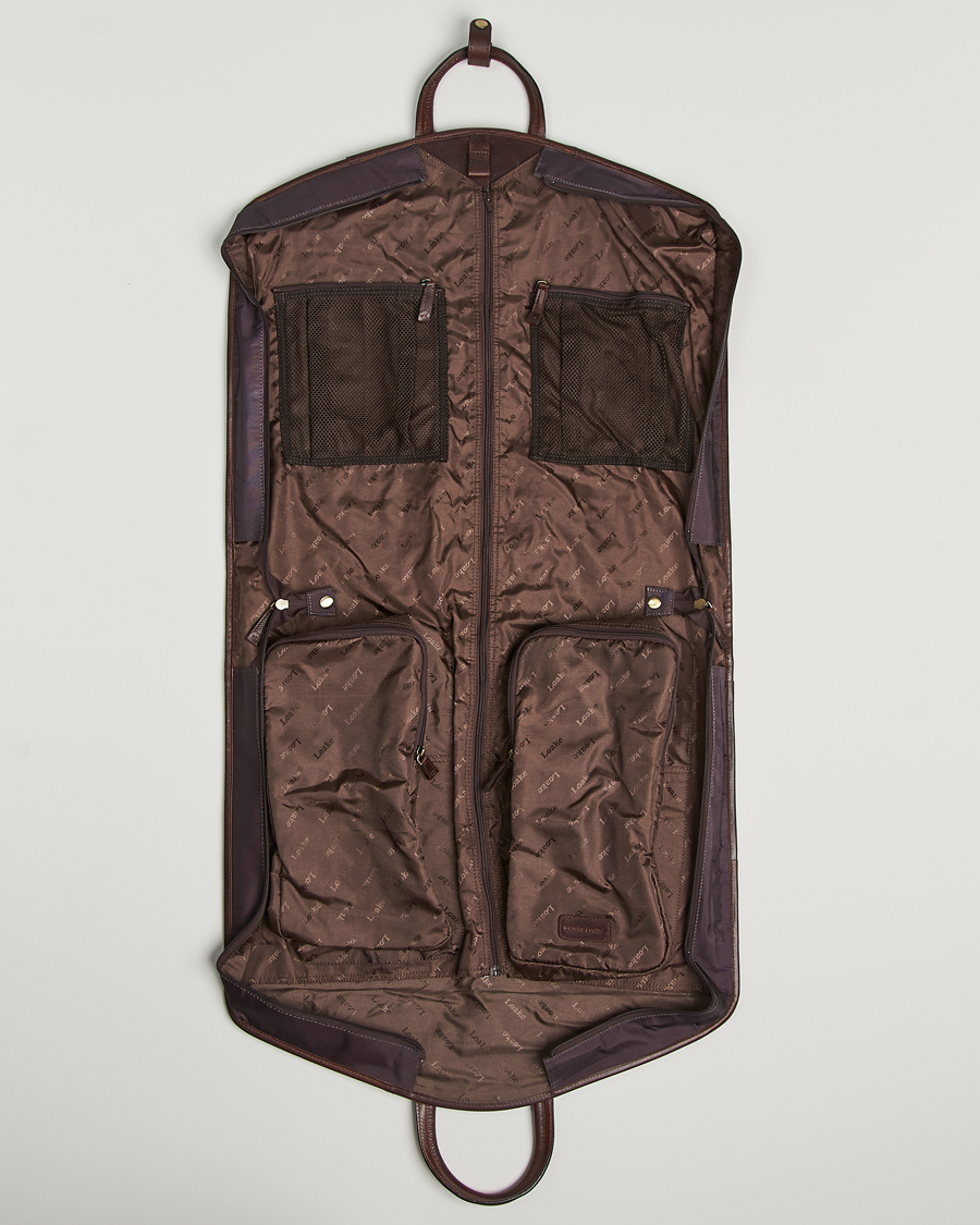 Hombres | Bolsos | Loake Shoemakers | London Leather Suit Carrier Brown