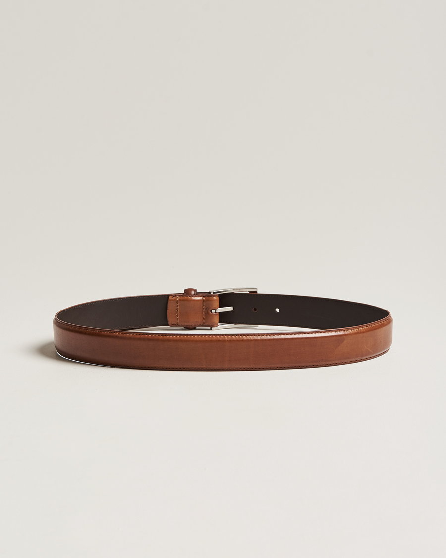 Hombres | Cinturones | Loake Shoemakers | Philip Leather Belt Cedar
