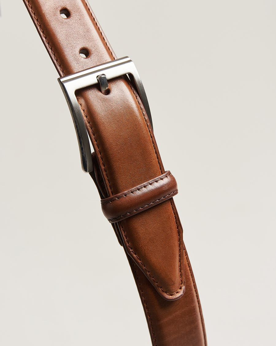 Hombres | Cinturones | Loake Shoemakers | Philip Leather Belt Cedar