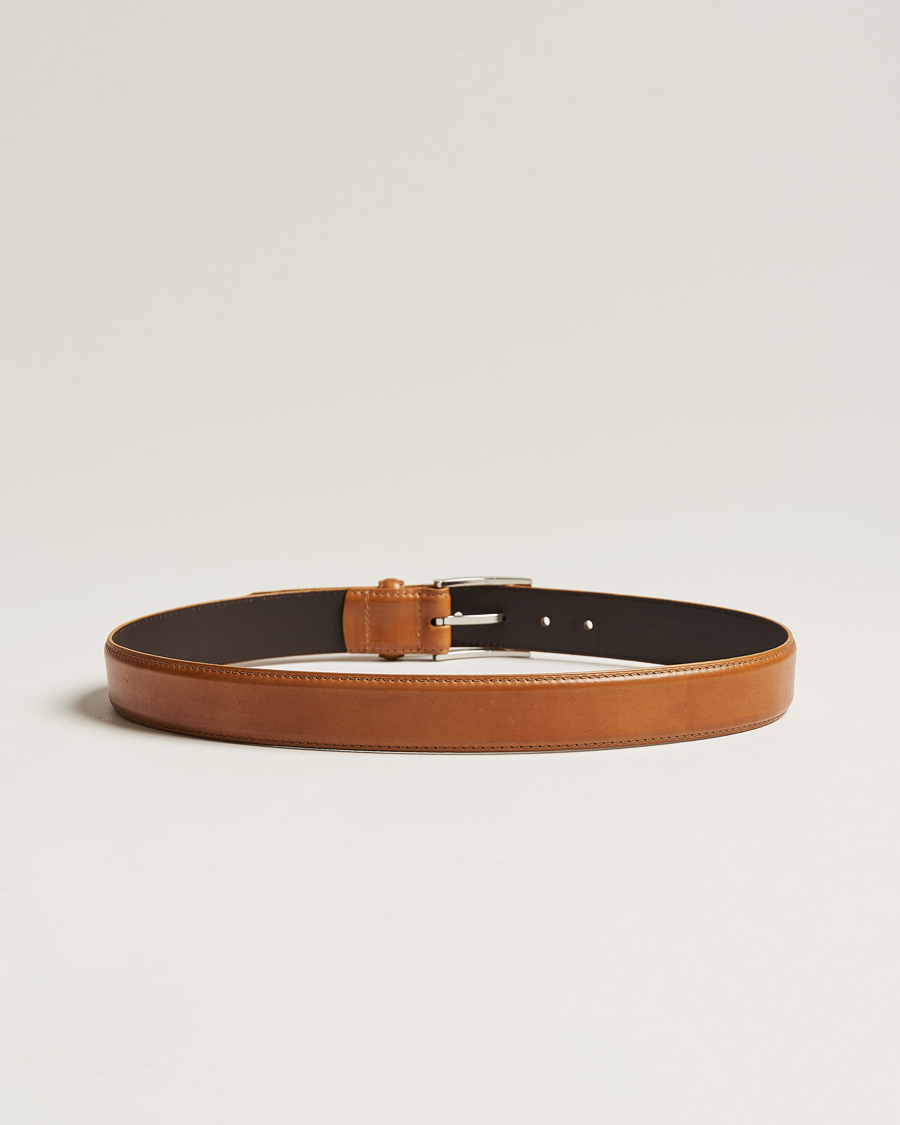 Hombres | Cinturones | Loake Shoemakers | Philip Leather Belt Tan