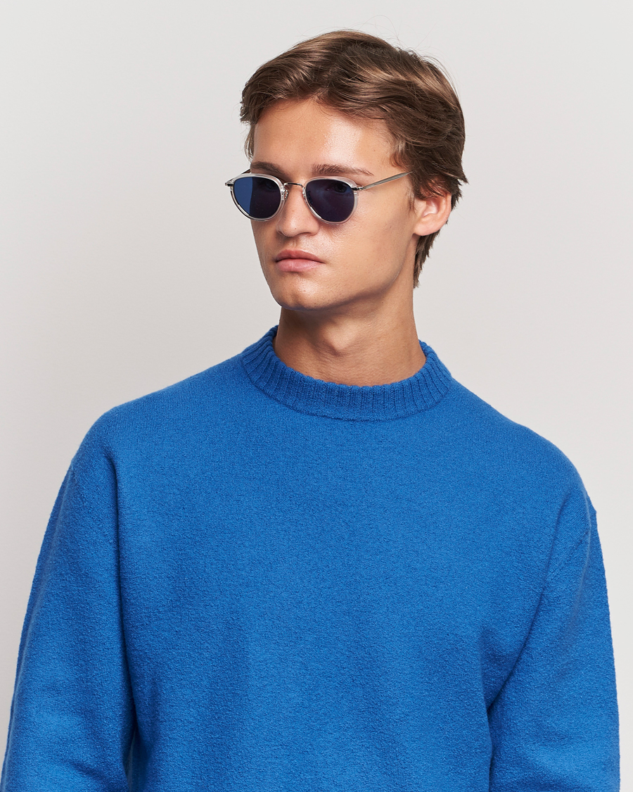 Hombres | Gafas de sol | EYEVAN 7285 | 797 Sunglasses Silver/Blue