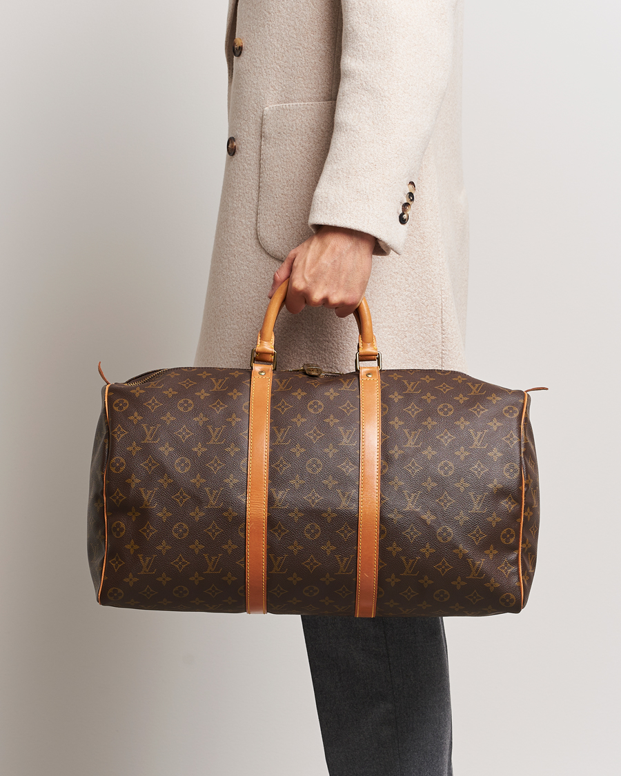 Hombres |  | Louis Vuitton Pre-Owned | Keepall 50 Bag Monogram