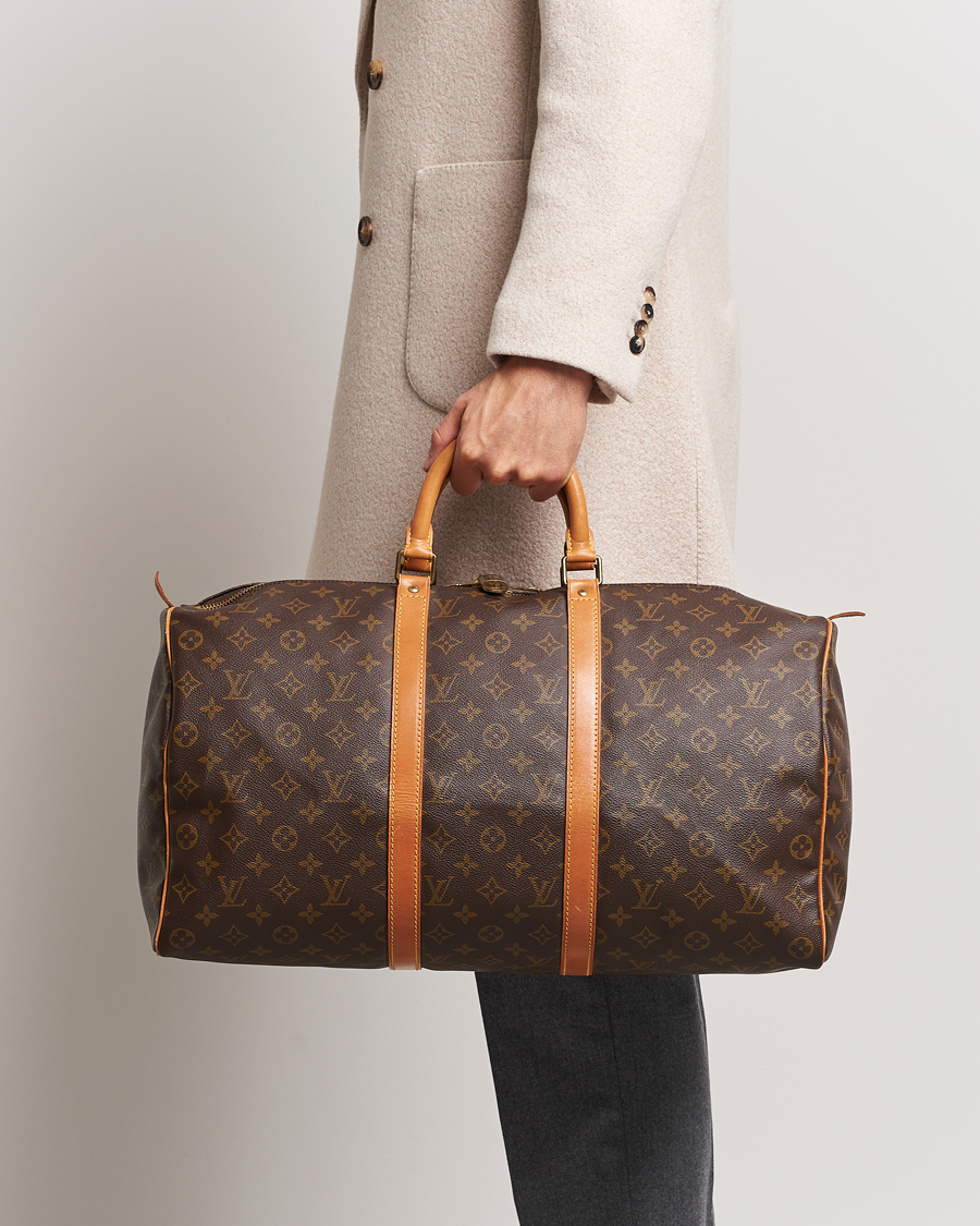 Hombres | Louis Vuitton Pre-Owned Keepall 50 Bag Monogram | Louis Vuitton Pre-Owned | Keepall 50 Bag Monogram