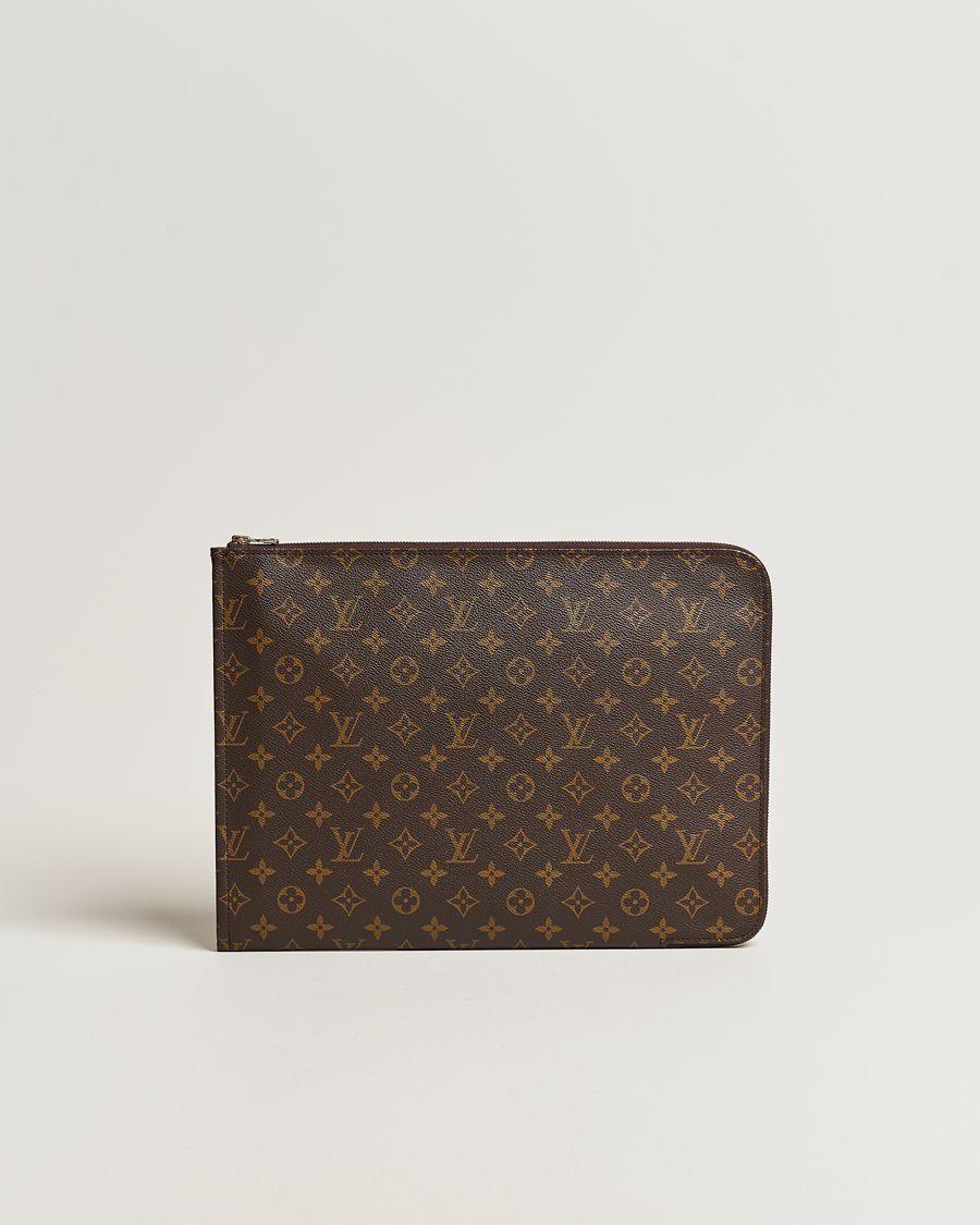 Hombres | Louis Vuitton Pre-Owned Posh Documan Document Bag Monogram | Louis Vuitton Pre-Owned | Posh Documan Document Bag Monogram