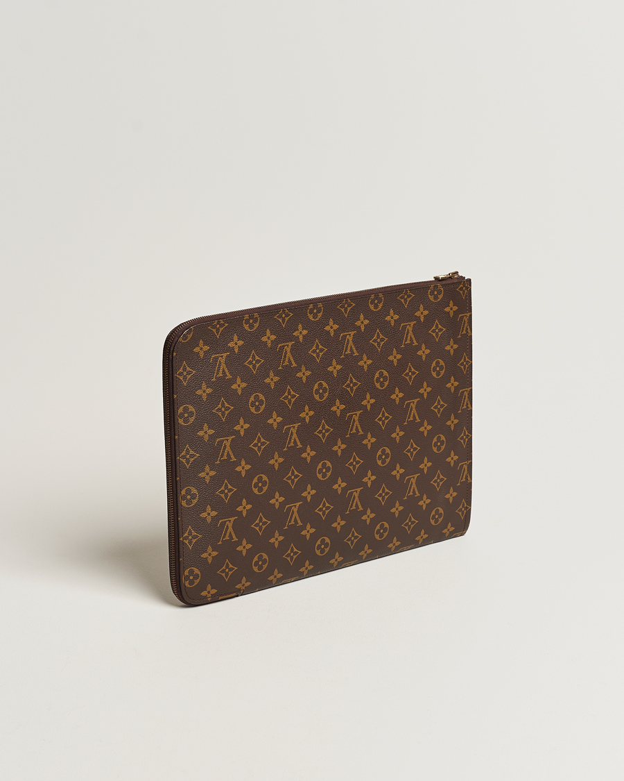 Hombres | Louis Vuitton Pre-Owned Posh Documan Document Bag Monogram | Louis Vuitton Pre-Owned | Posh Documan Document Bag Monogram