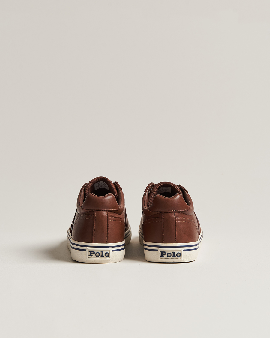 Hombres | Polo Ralph Lauren Hanford Leather Sneaker Tan | Polo Ralph Lauren | Hanford Leather Sneaker Tan
