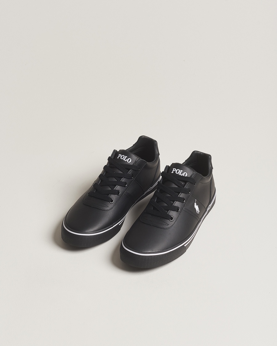 Hombres | Zapatillas | Polo Ralph Lauren | Hanford Leather Sneaker Black