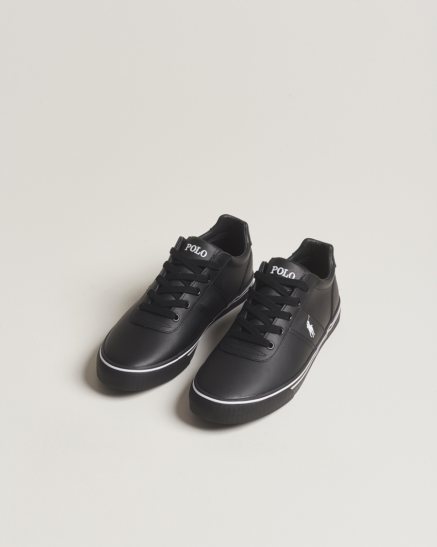 Hombres | Polo Ralph Lauren Hanford Leather Sneaker Black | Polo Ralph Lauren | Hanford Leather Sneaker Black