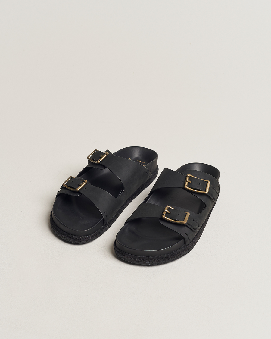 Hombres |  | Polo Ralph Lauren | Turbach Leather Sandals Black
