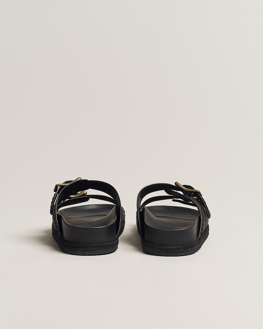 Hombres | Polo Ralph Lauren Turbach Leather Sandals Black | Polo Ralph Lauren | Turbach Leather Sandals Black