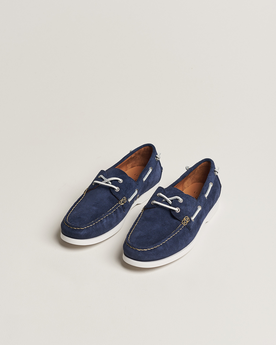 Hombres | Only Polo | Polo Ralph Lauren | Merton Suede Boat Shoe Hunter Navy