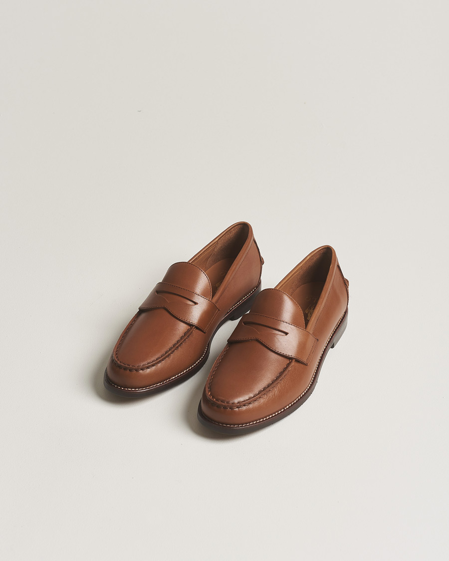 Hombres |  | Polo Ralph Lauren | Leather Penny Loafer  Polo Tan