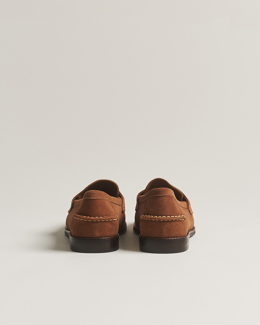 Hombres | Polo Ralph Lauren Suede Penny Loafer Teak | Polo Ralph Lauren | Suede Penny Loafer Teak