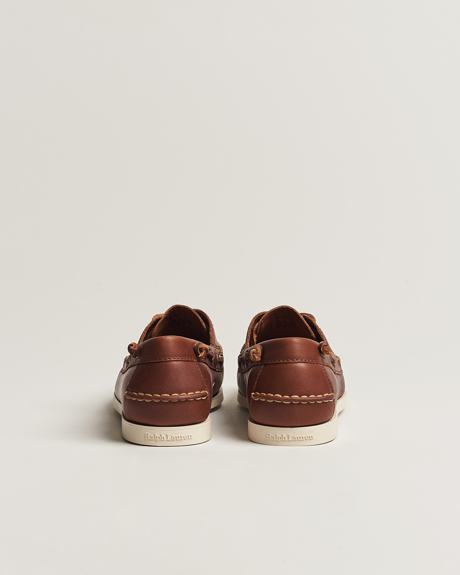 Hombres | Zapatos náuticos | Polo Ralph Lauren | Merton Leather Boat Shoe Tan