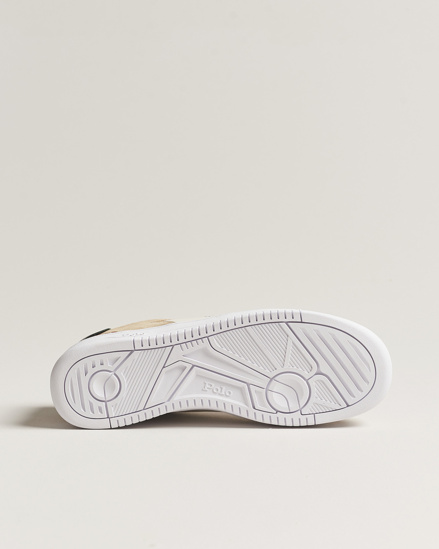 Hombres | Polo Ralph Lauren Masters Court Leather/Suede Sneaker White | Polo Ralph Lauren | Masters Court Leather/Suede Sneaker White