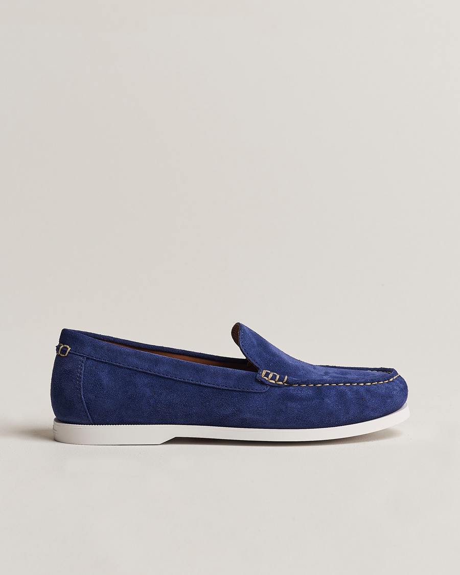 Hombres | Polo Ralph Lauren Merton Casual Suede Loafer Newport Navy | Polo Ralph Lauren | Merton Casual Suede Loafer Newport Navy