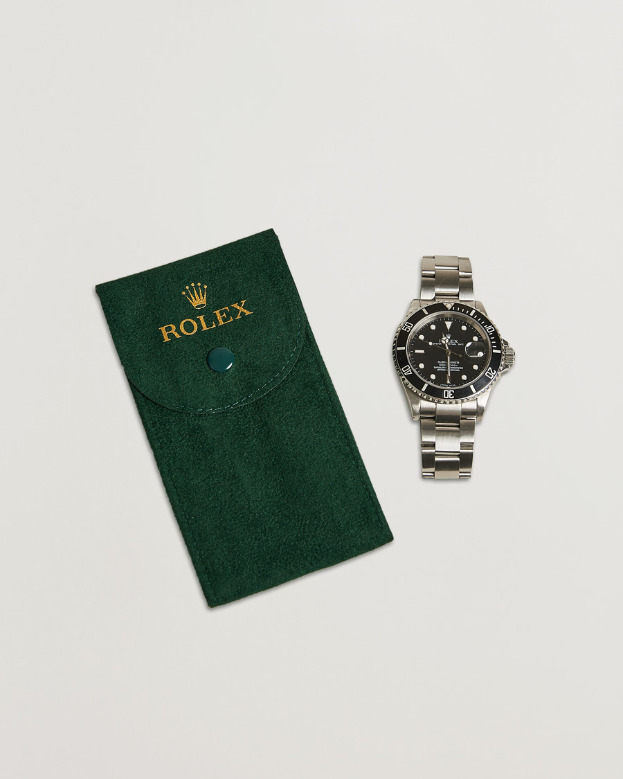 Hombres | Rolex Pre-Owned Submariner 16610 Oyster Perpetual Steel Black | Rolex Pre-Owned | Submariner 16610 Oyster Perpetual Steel Black