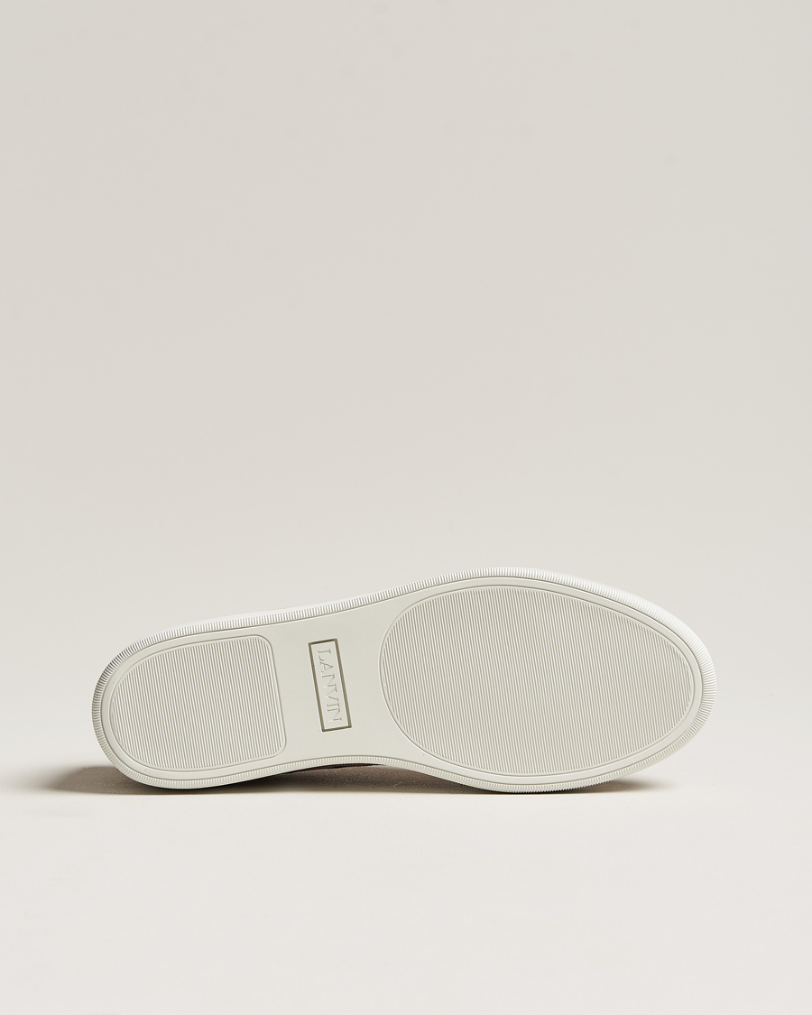 Hombres | Lanvin Nappa Cap Toe Sneaker Beige | Lanvin | Nappa Cap Toe Sneaker Beige