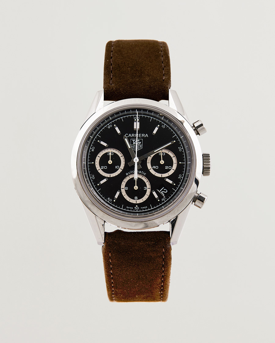 Hombres | Tag Heuer Pre-Owned Carrera Calibre 17 Steel Black | Tag Heuer Pre-Owned | Carrera Calibre 17 Steel Black