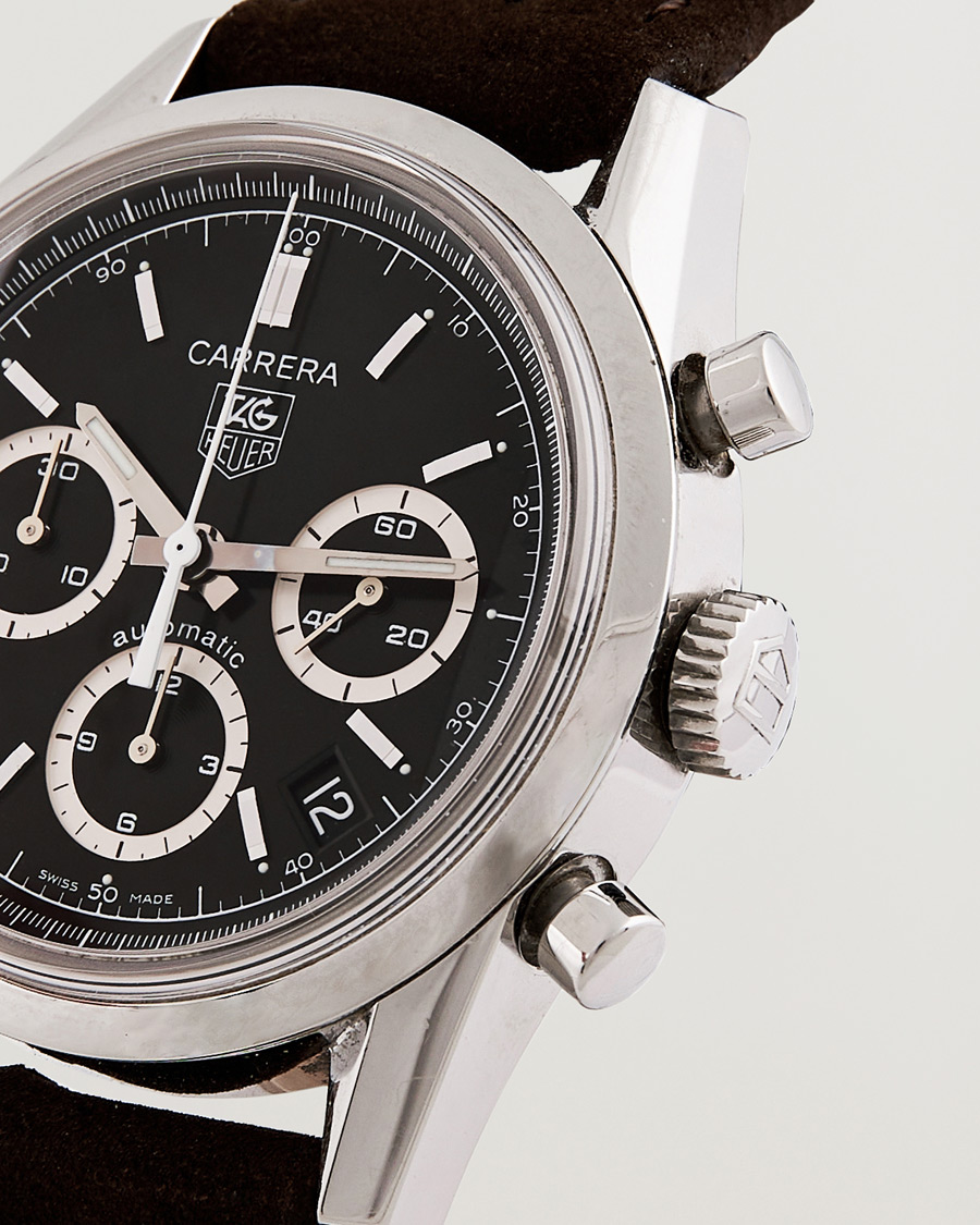 Hombres | Tag Heuer Pre-Owned Carrera Calibre 17 Steel Black | Tag Heuer Pre-Owned | Carrera Calibre 17 Steel Black