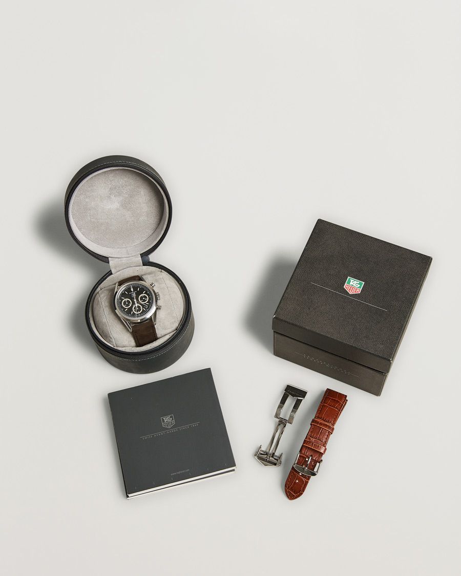 Hombres | Tag Heuer Pre-Owned Carrera Calibre 17 Steel Black | Tag Heuer Pre-Owned | Carrera Calibre 17 Steel Black