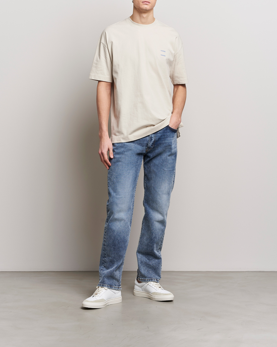Hombres | Camisetas | Samsøe Samsøe | Joel Organic Cotton T-Shirt Moonstruck
