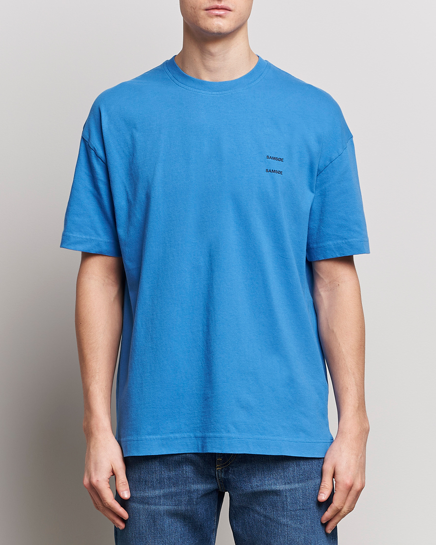 Hombres | Camisetas de manga corta | Samsøe Samsøe | Joel Organic Cotton T-Shirt Super Sonic