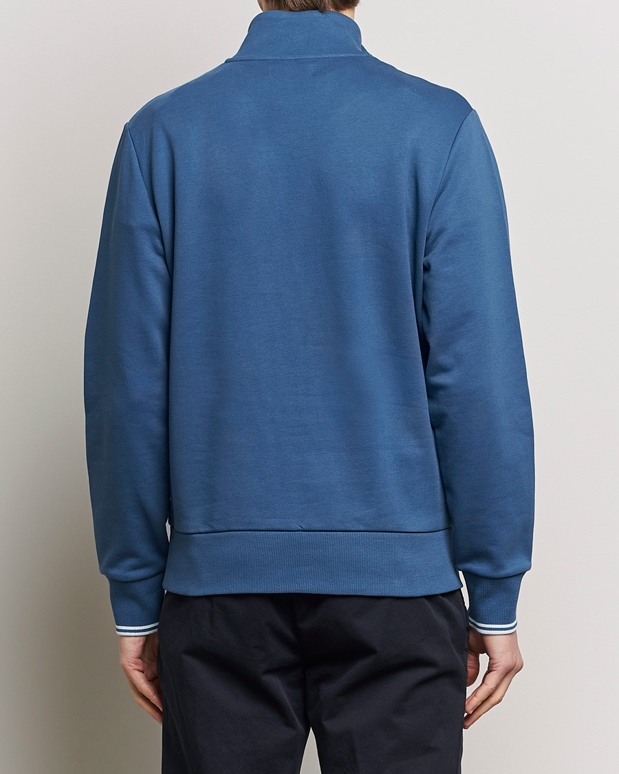 Hombres | Jerséis y prendas de punto | Fred Perry | Half Zip Sweatshirt Midnight Blue