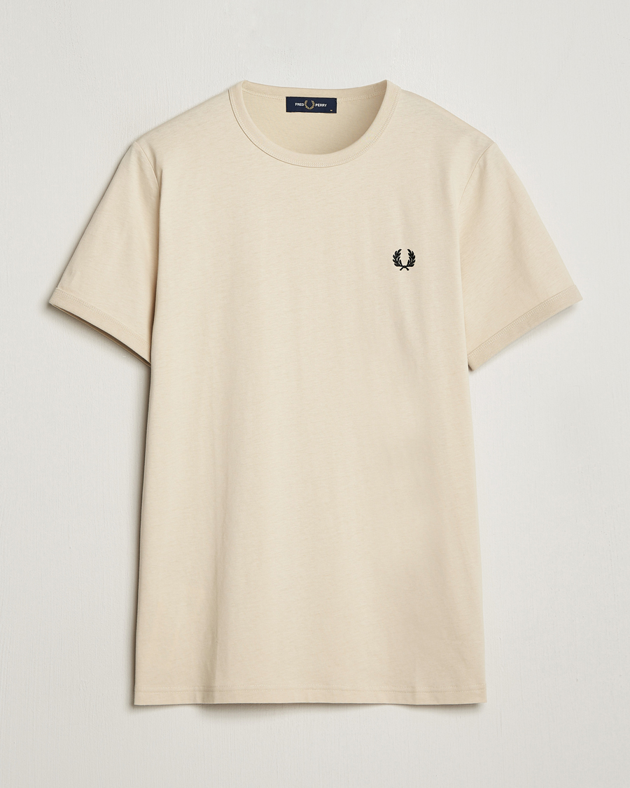 Hombres | Camisetas | Fred Perry | Ringer T-Shirt Oatmeal
