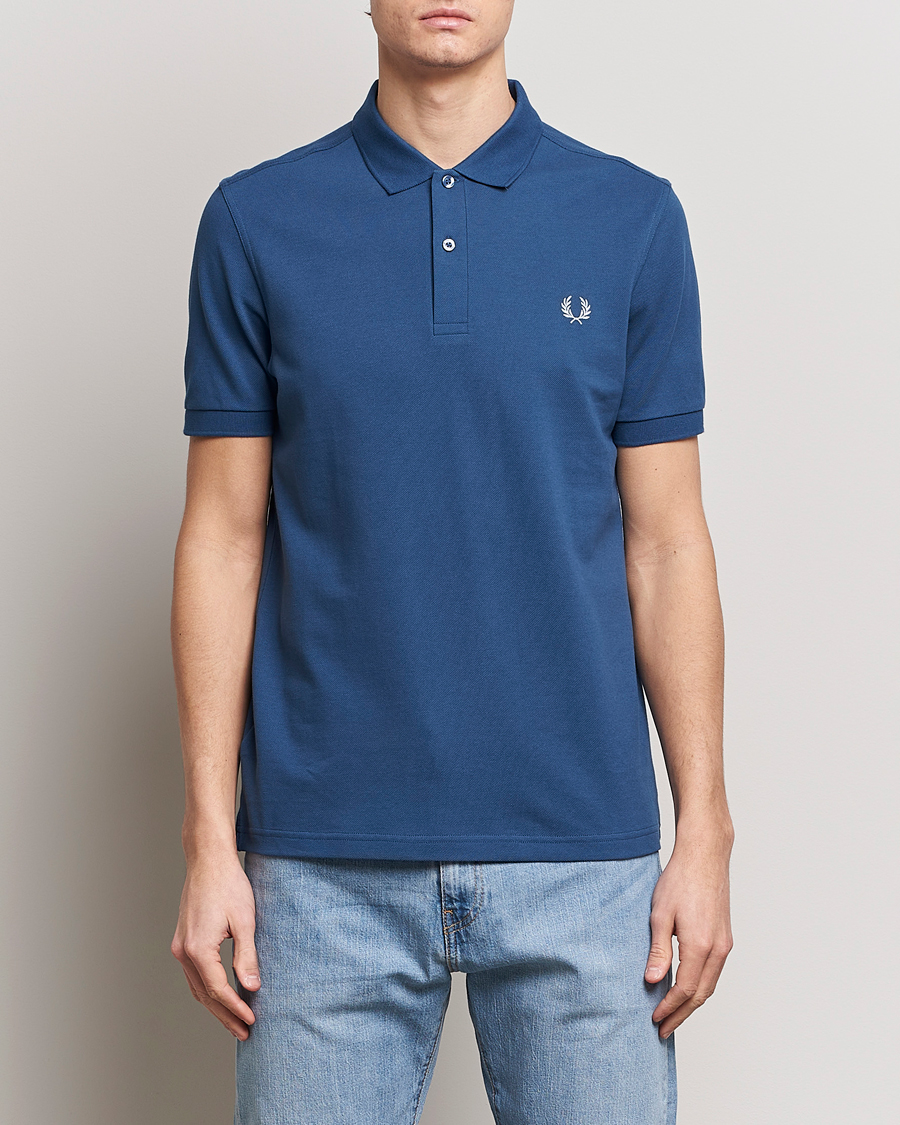 Hombres | Polos | Fred Perry | Plain Polo Shirt Midnight Blue