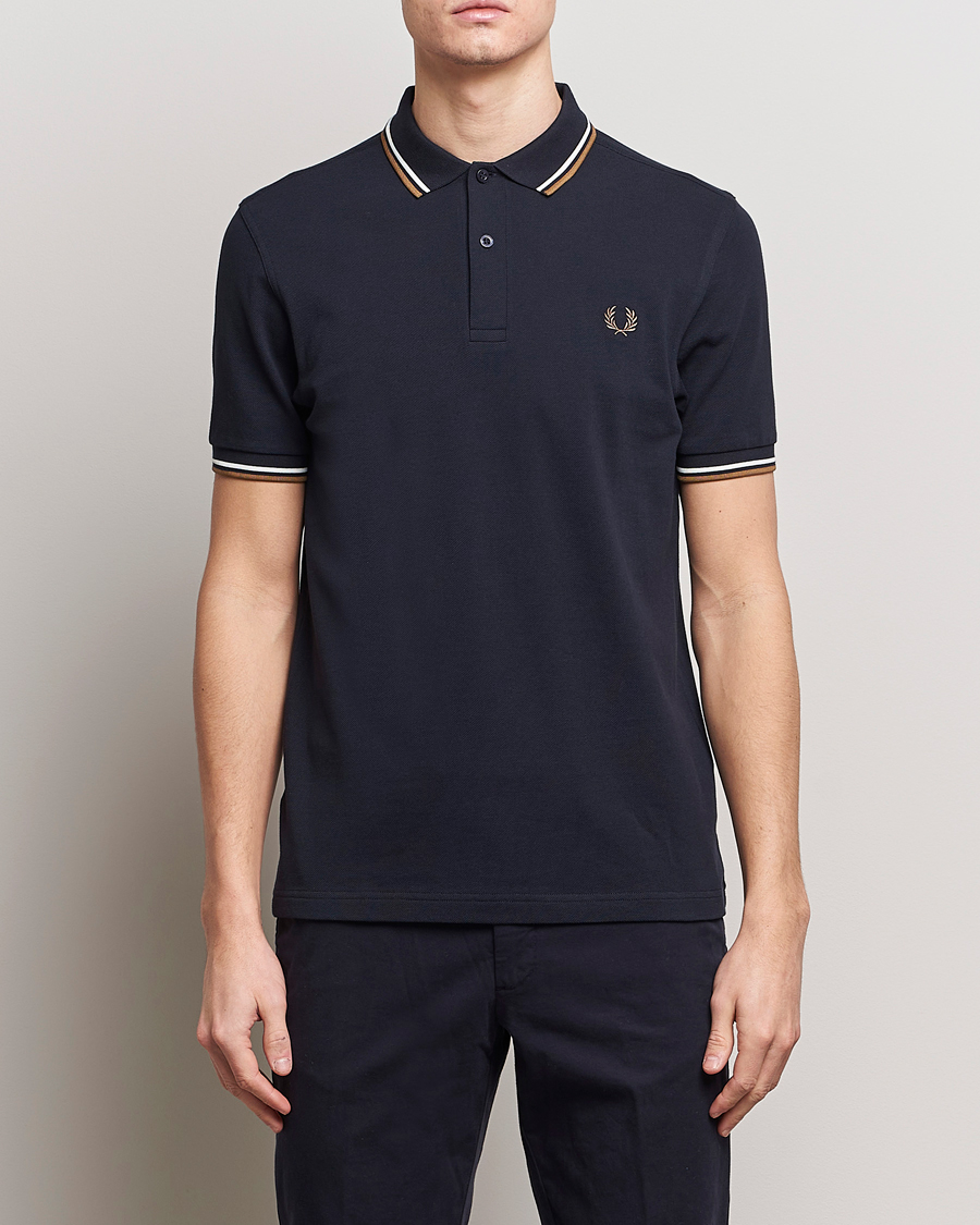 Hombres | Ropa | Fred Perry | Twin Tipped Polo Shirt Navy
