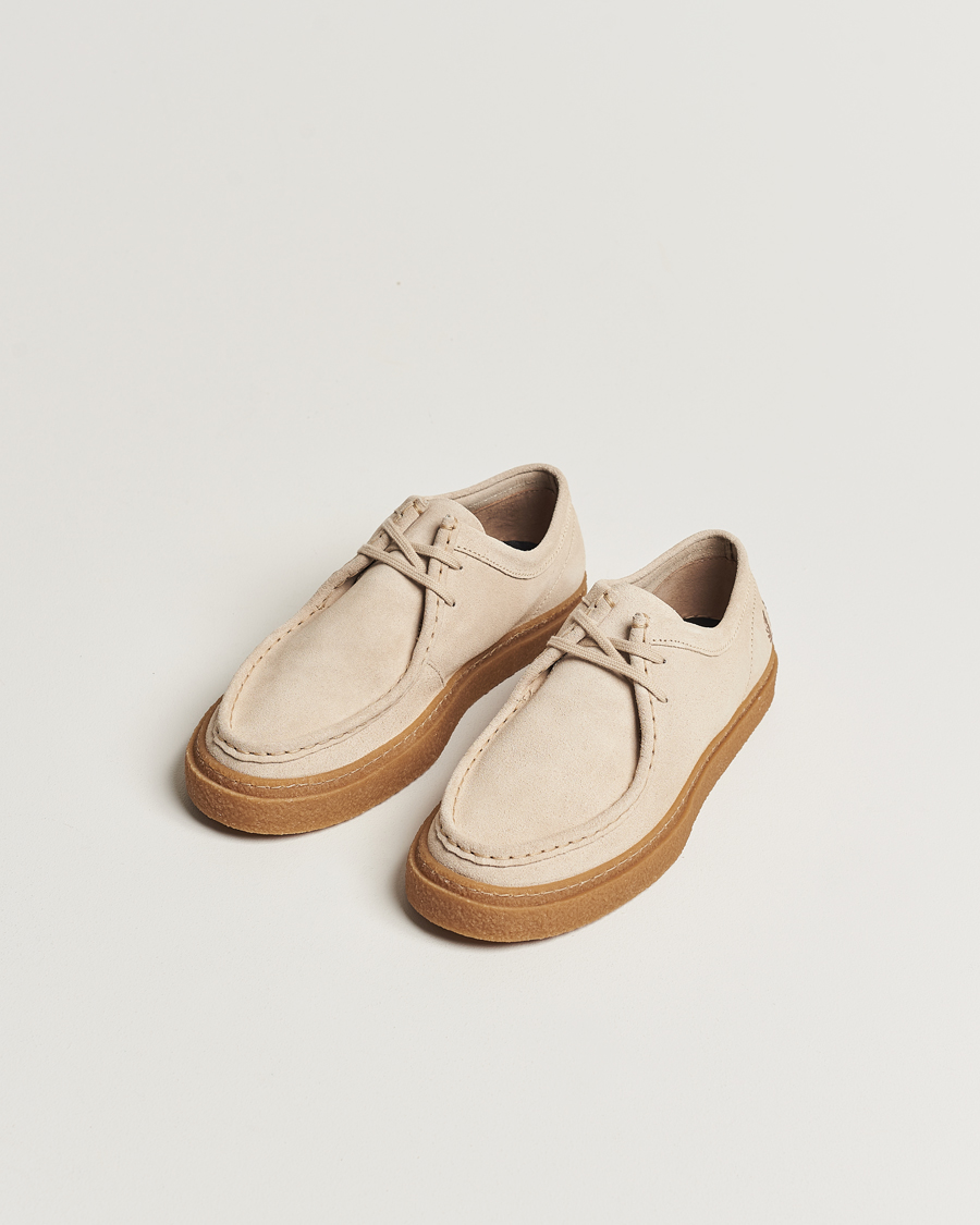 Hombres | Best of British | Fred Perry | Dawson Suede Shoe Oatmeal