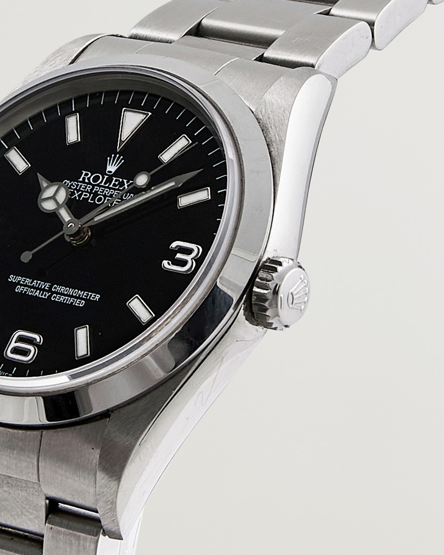 Hombres | Rolex Pre-Owned Explorer 14270 Steel Black | Rolex Pre-Owned | Explorer 14270 Steel Black